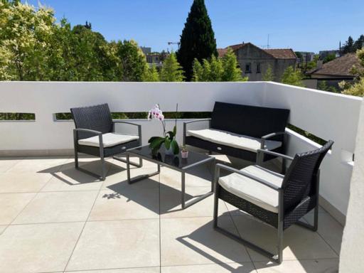 מונפלייה Appartement Terrasse Panoramique Hopitaux Et Facultes מראה חיצוני תמונה