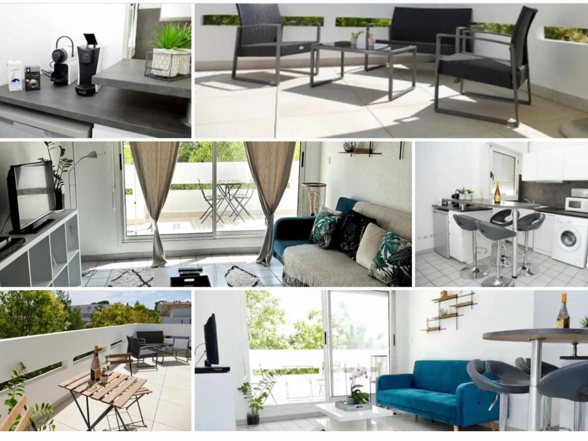 מונפלייה Appartement Terrasse Panoramique Hopitaux Et Facultes מראה חיצוני תמונה